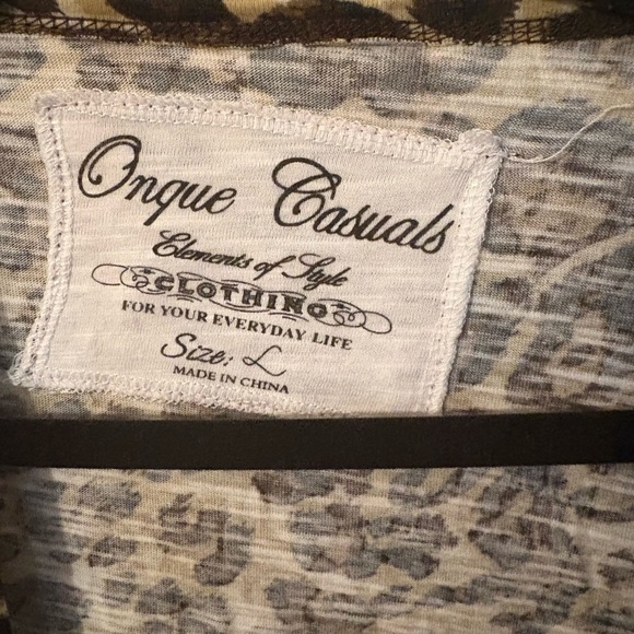 Leopard Print Open Cardigan - Picture 2 of 3